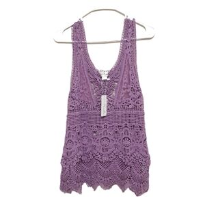 Simply Noelle Lacey Tank Top Womens